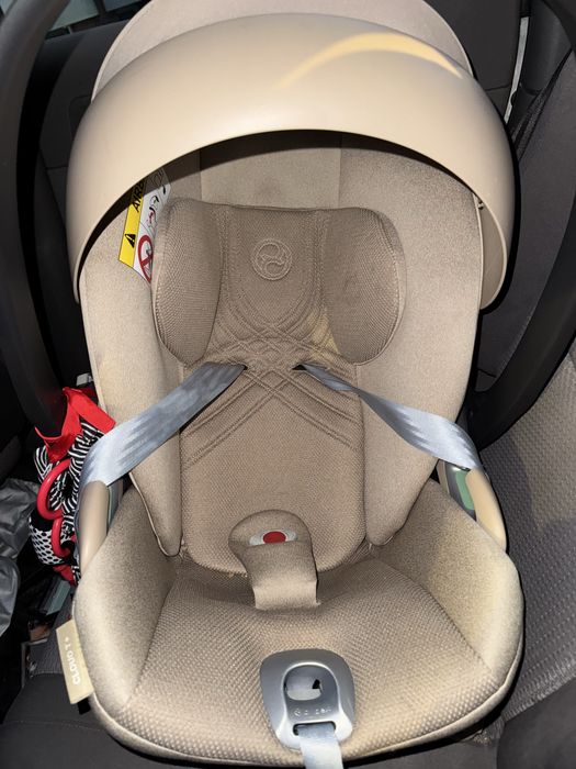 Fotelik cybex cloud T plus cozy beige