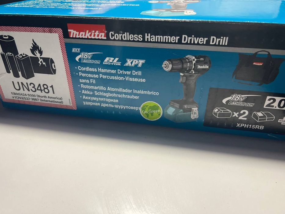 Акумуляторна дриль-шуруповерт Makita DDF484RFJ