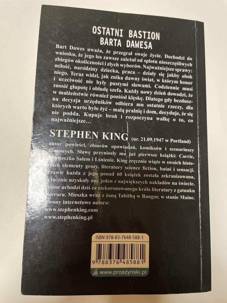 Stephen King Ostatni Bastion Barta Dawesa