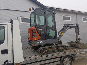 Minikoparka terex tc 16 do wynajęcia