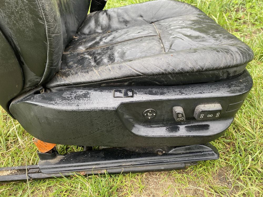 BMW e39 fotele przod, elektryczne, komforty, czarna skóra