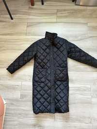 Куртка женская  M длинная пальто черное