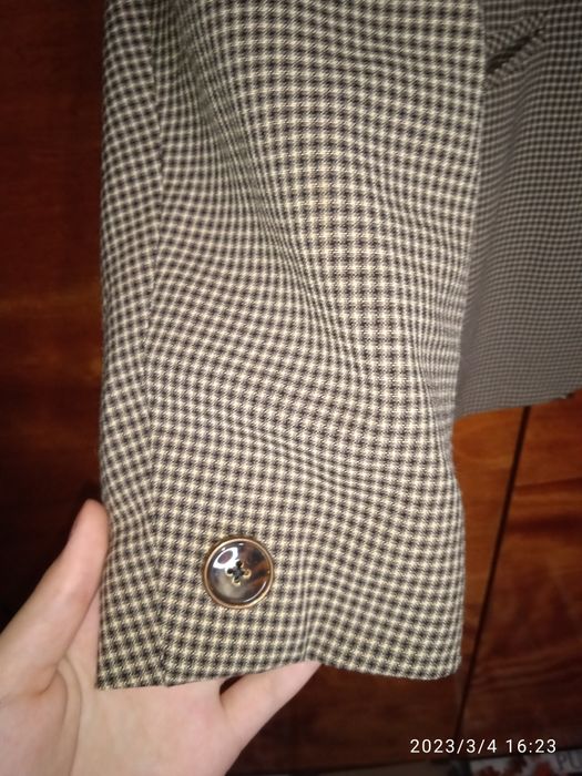 Пиджак женский в клеточку