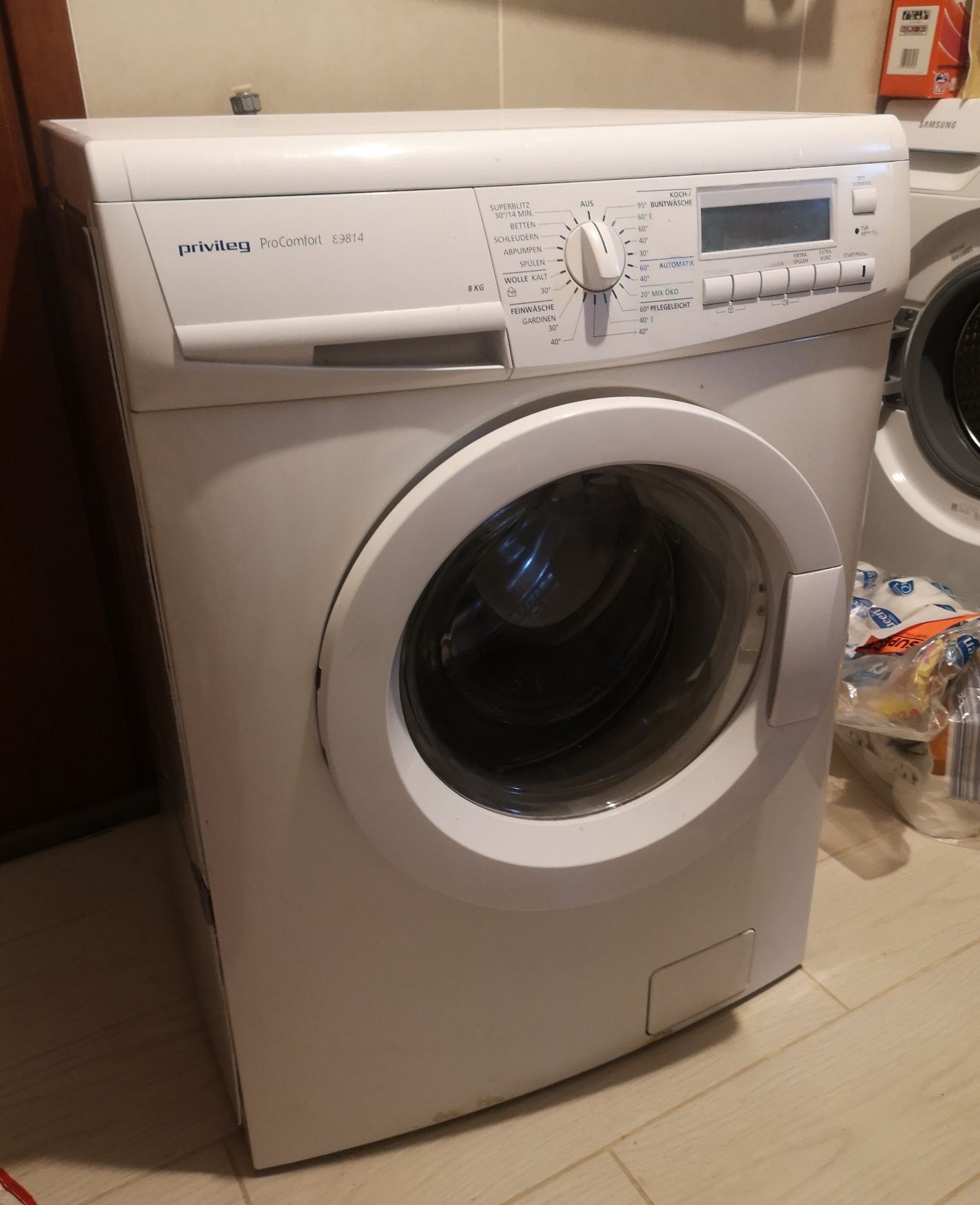 Pralka Privileg LCD procomfort 89814 klasa A