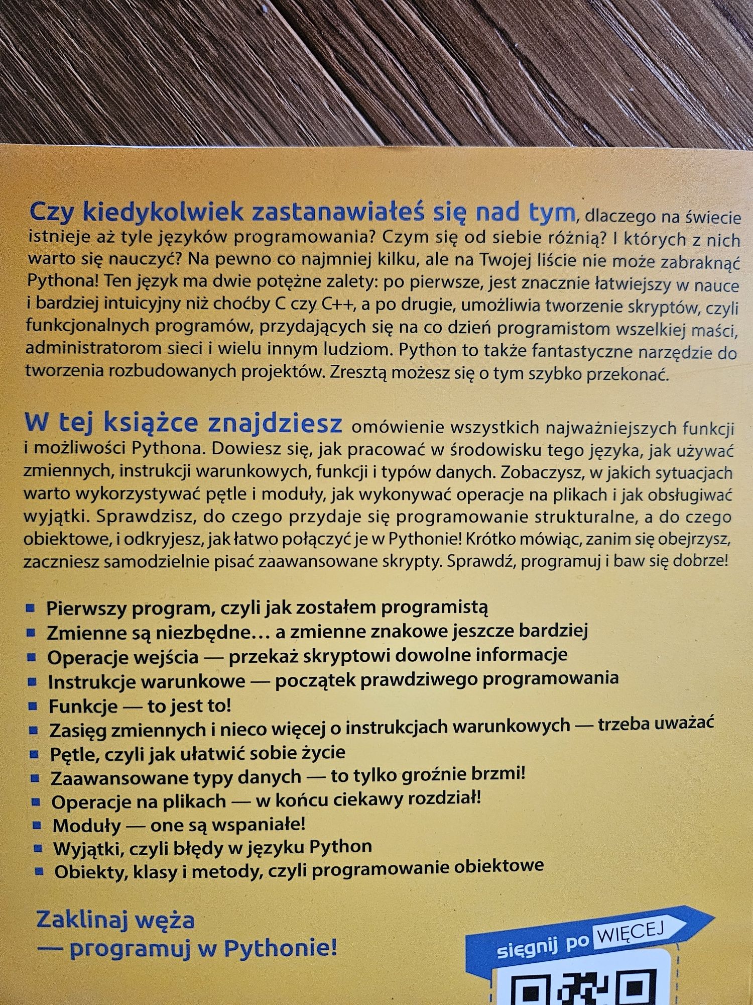 Python na start! Programowanie dla nastolatków

Proszę o przekazanie d