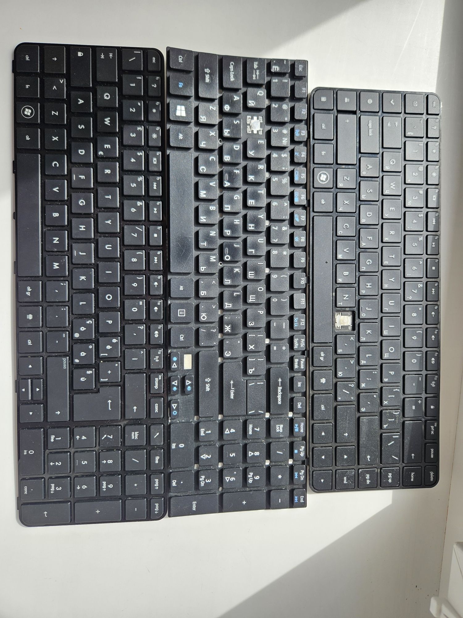 Кнопки Механізми, або всі 15 клавіатур разом Acer 5742g   Hp dv6 dv7