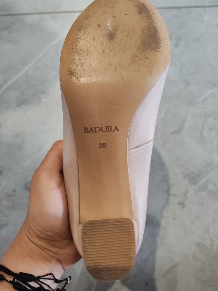 Buty skórzane Badura