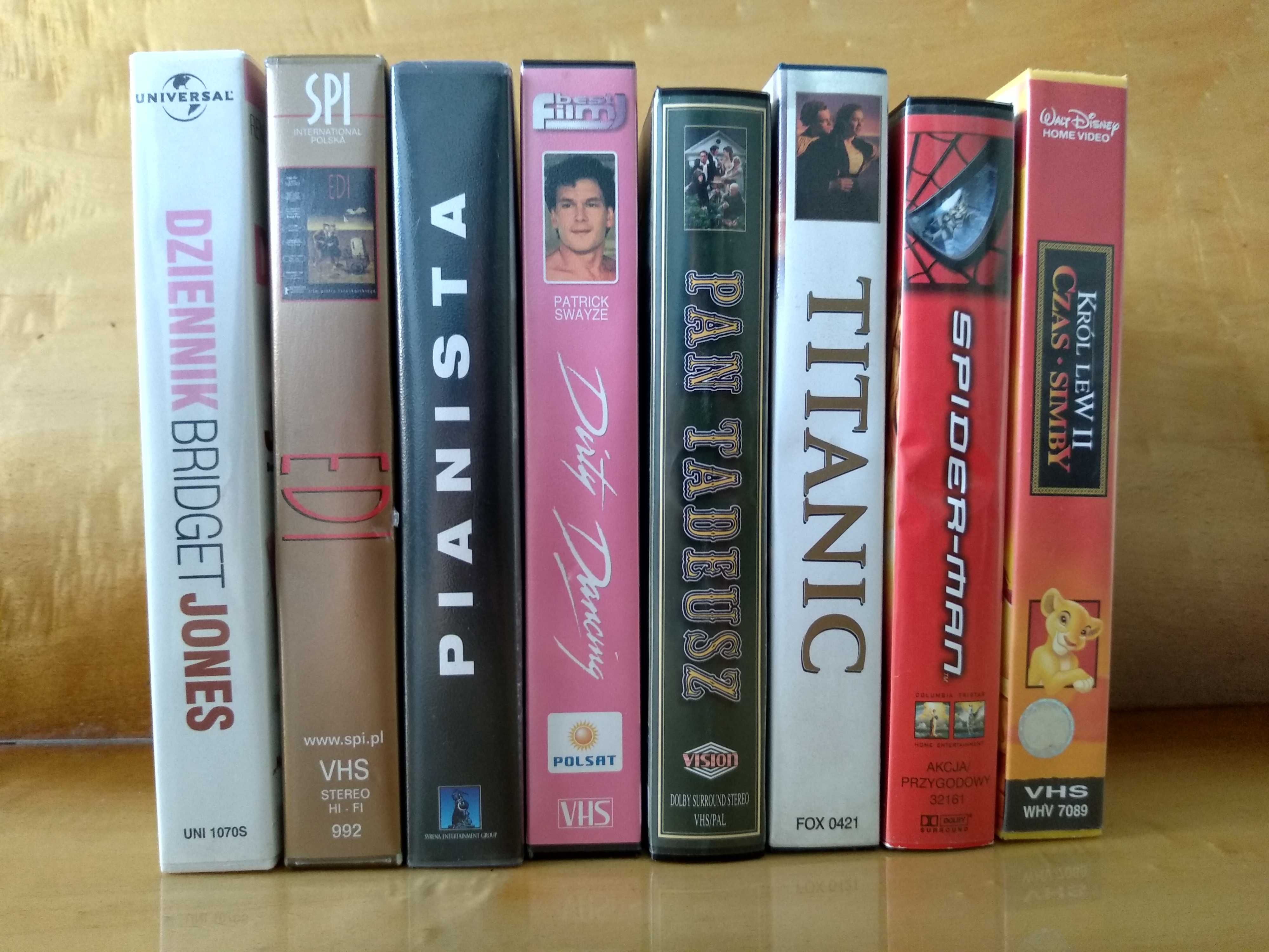Zestaw 16 sztuk kaset! Kasety VHS video wideo orginalne filmy licencja