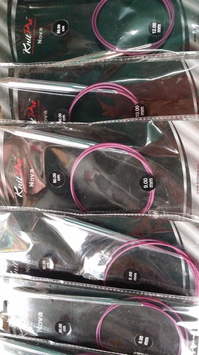 Agulhas circulares croche