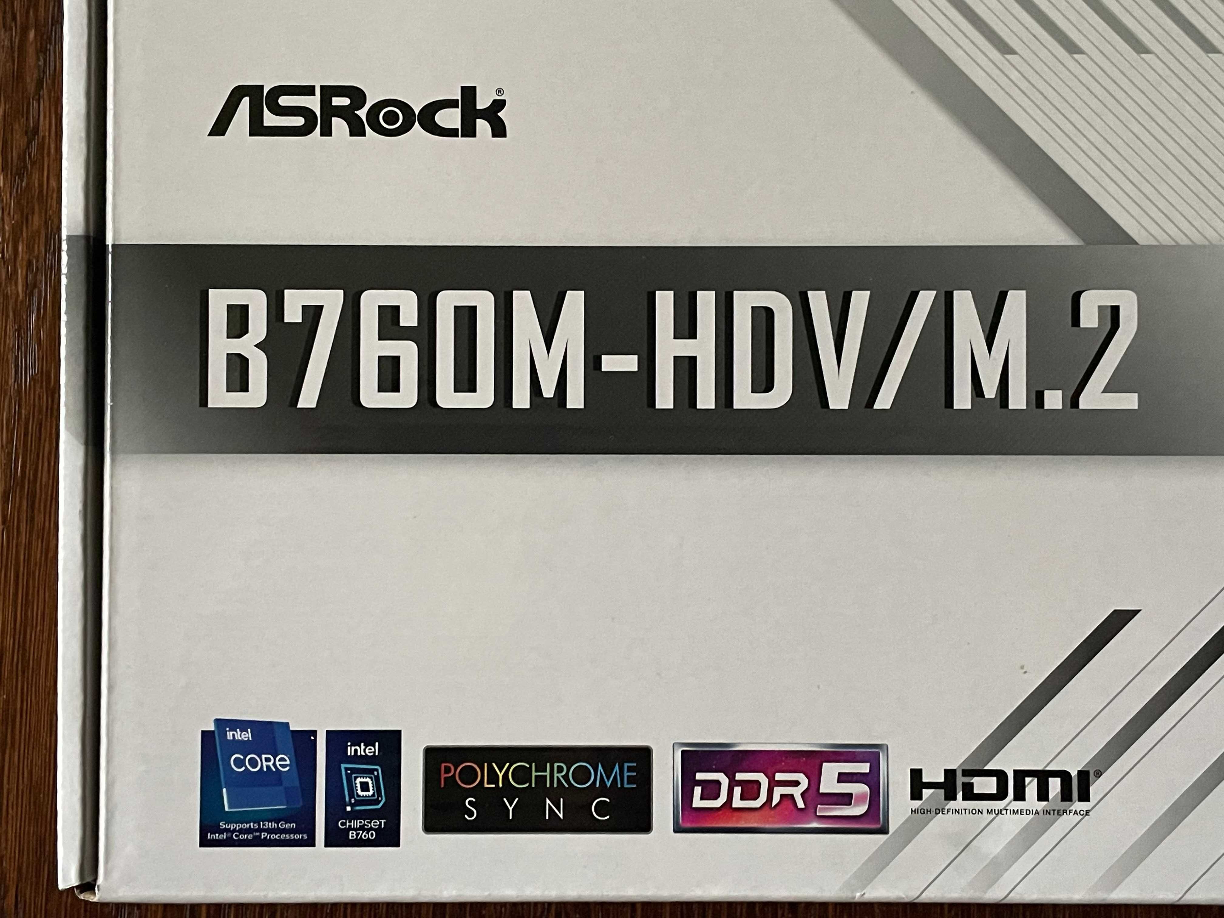 Материнская плата AsRock B760M-HDV/M.2 DDR5 (s1700, Intel B760)