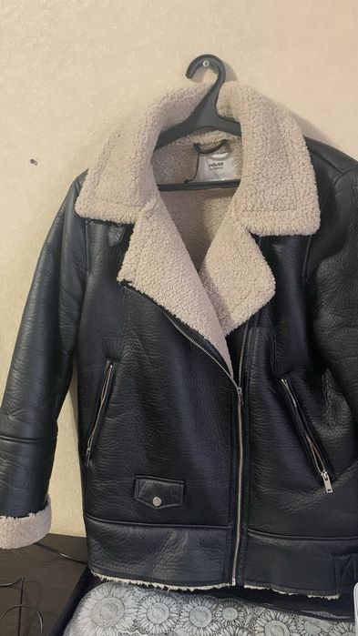 Куртка авіатор зимня довга