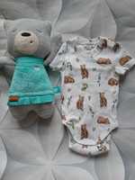 Body niemowlęce handmade helen unisex misie prążek 68