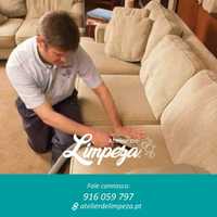 Limpeza e impermeabilização de sofás, Carpetes, alcatifas, cortinas.