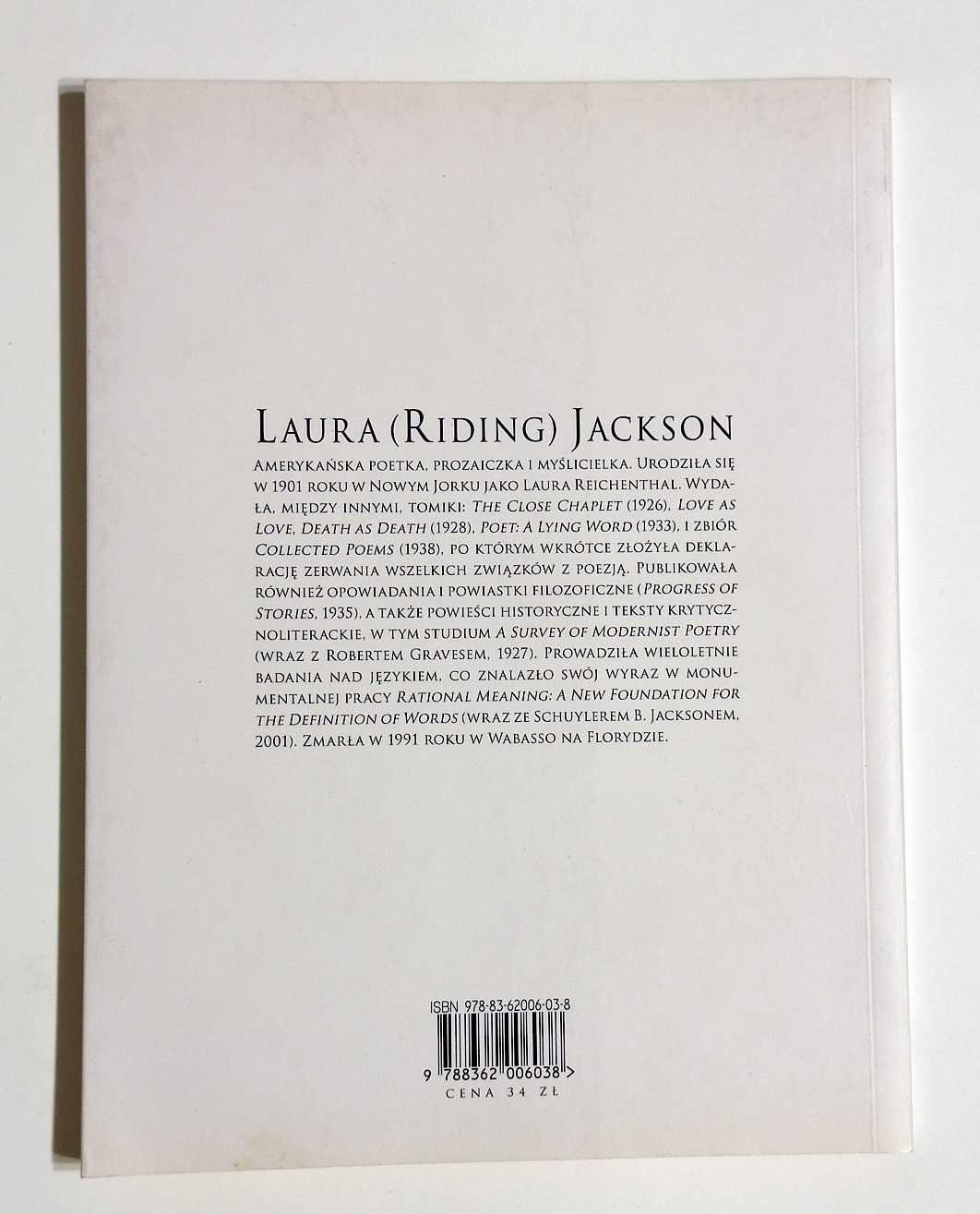 Obroty cudów. Utwory wybrane: wiersze i eseje Laura (Riding) Jackson