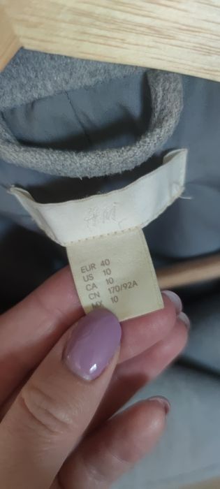 Płaszcz płaszczyk H&M rozmiar 40