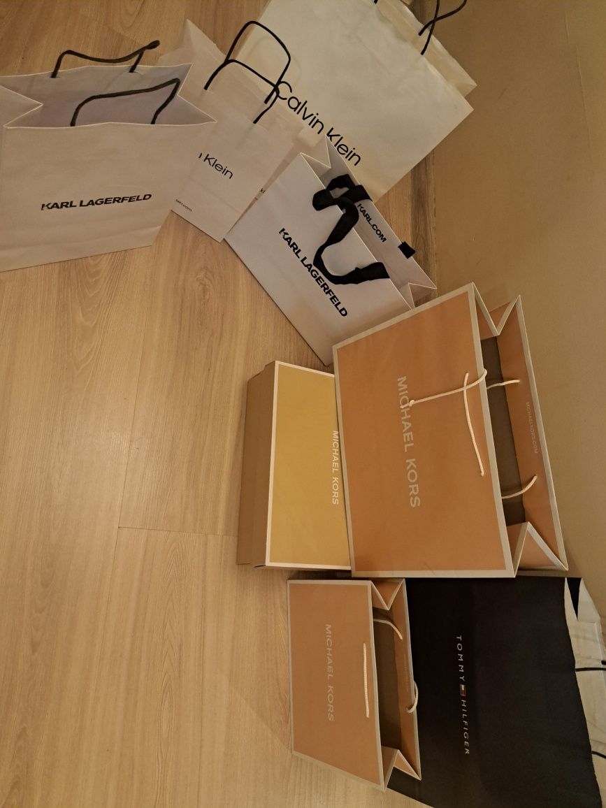 Torebki papierowe marek karl lagerfeld, michael kors