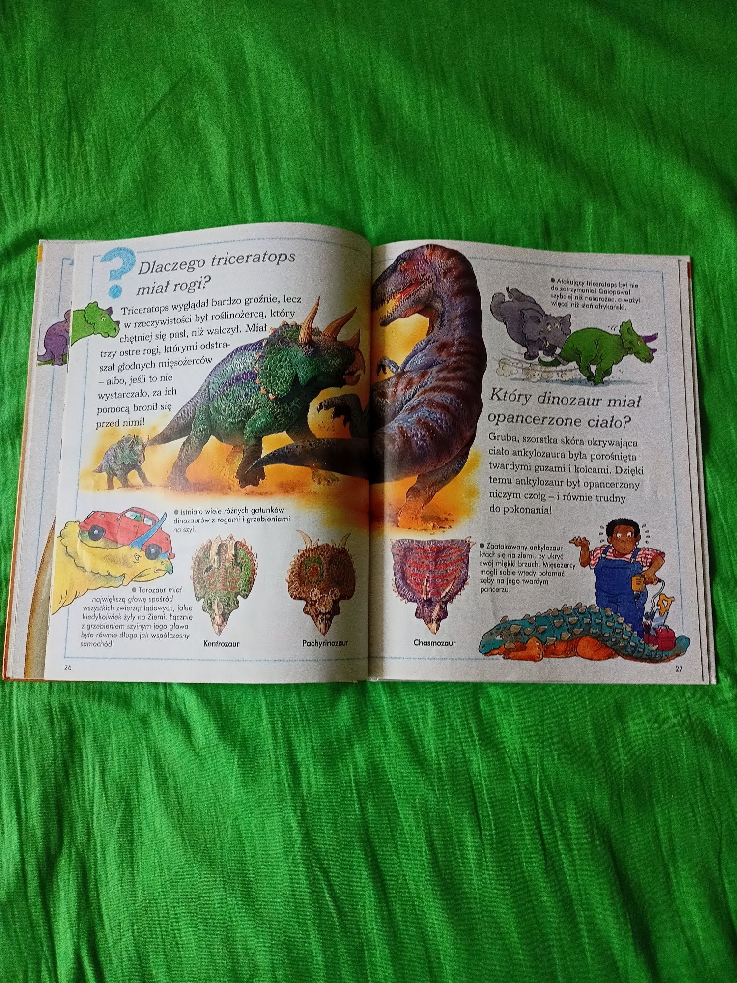 Figurki dinozaurów kpl. + książka