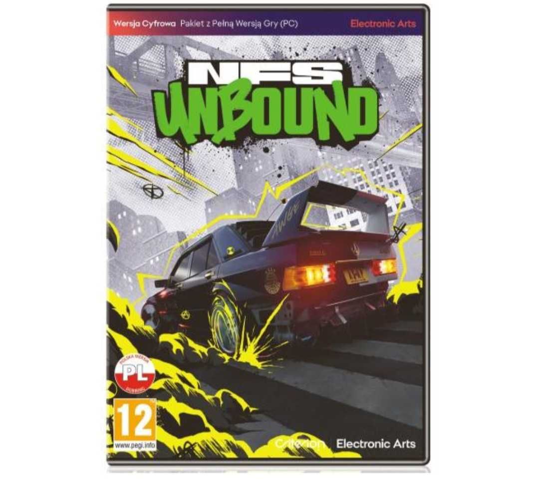 NFS Need For Speed Unbound Gra PC Kod Dubbing PL Wyścigi Samochody