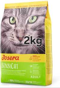 Josera 2kg + Gratis, SensiCat Adult Koty Wrażliwe Pokarm Kurczak Cat