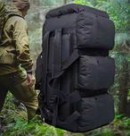 Тактический Рюкзак-Сумка 2 в 1 Solve Bag 98 л  Черная KT6004502