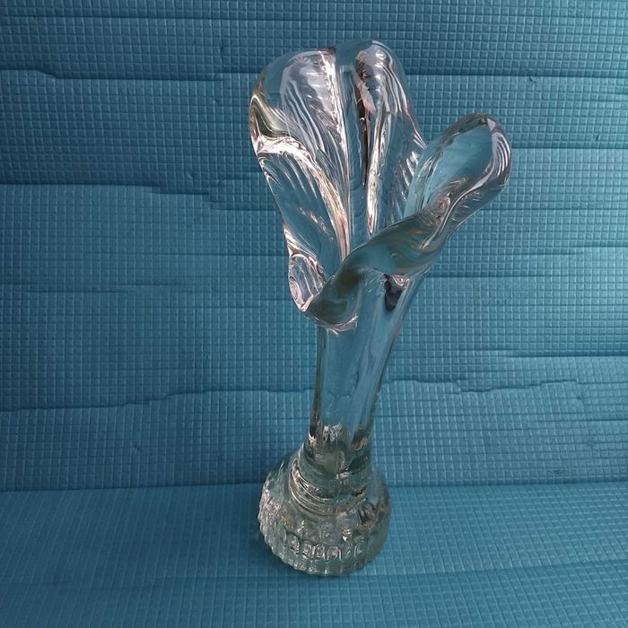 Ваза скляна для квітів СРСР