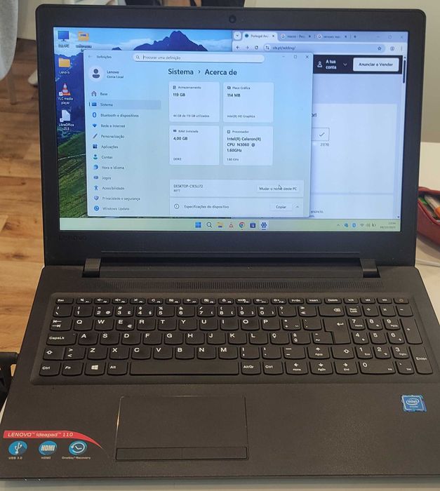 Portátil Lenovo ideapad 110