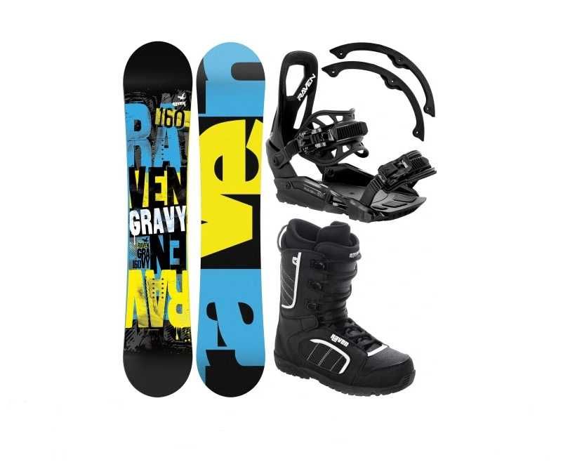 Zestaw Snowboard RAVEN Gravy 154cm + GRATIS *DARMOWA DOSTAWA*