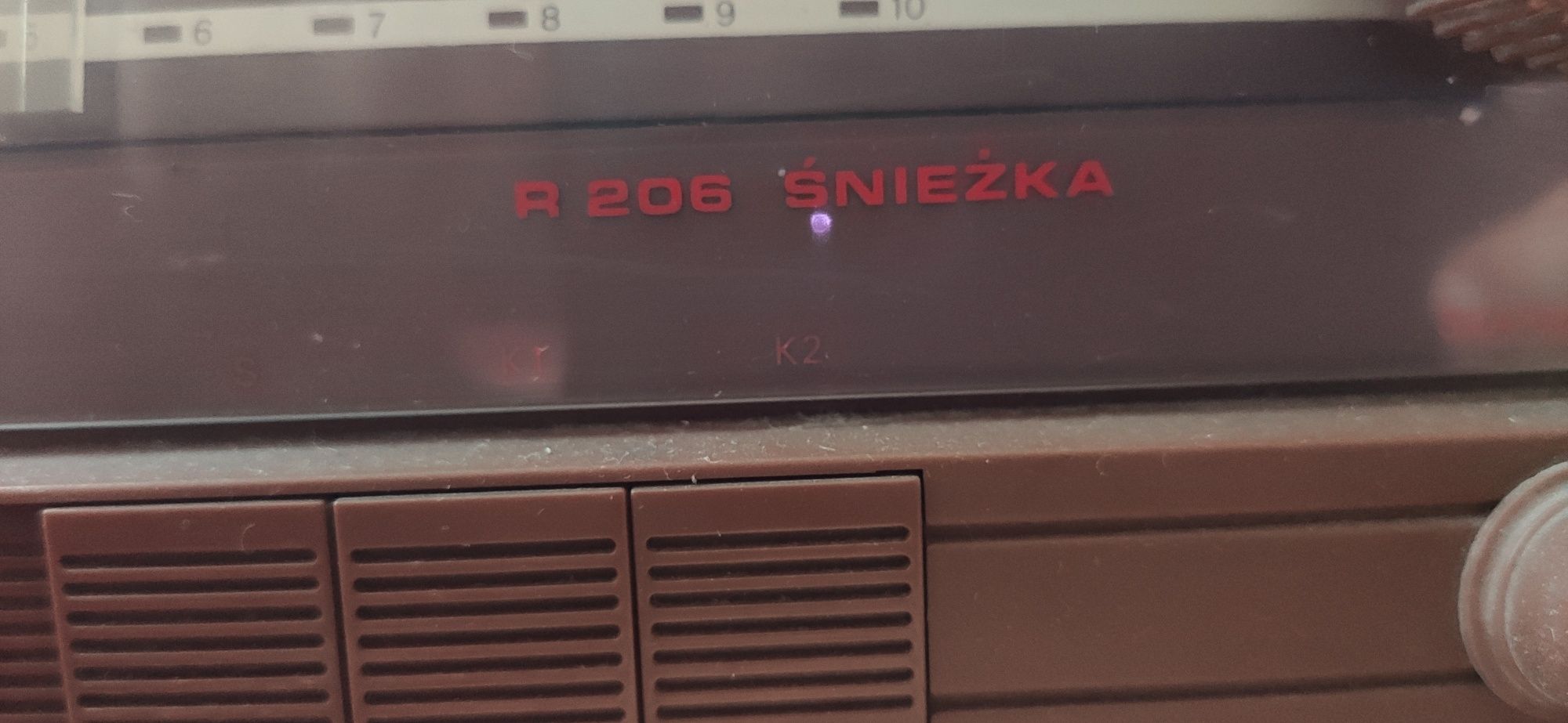 Radio UNITRA snieżka PRL