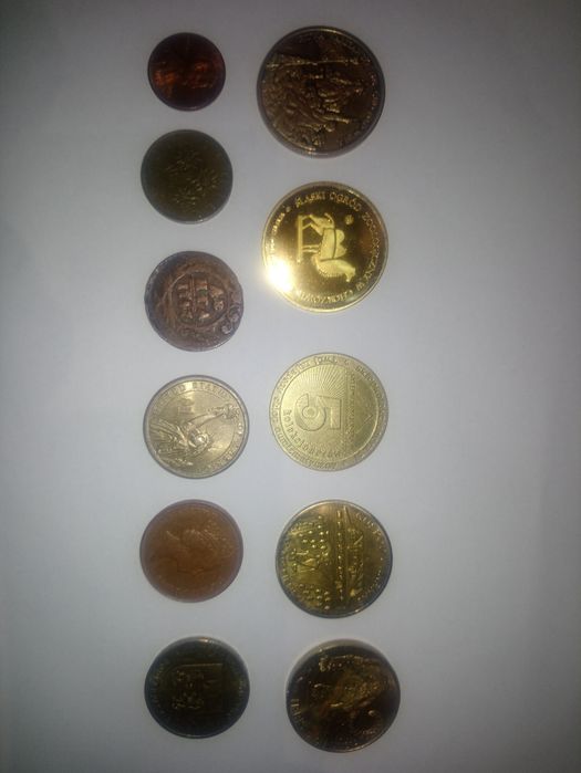 монети колекційні вінтажні