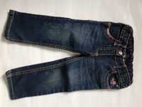 Spodnie dziewczęce jeans - r. 86