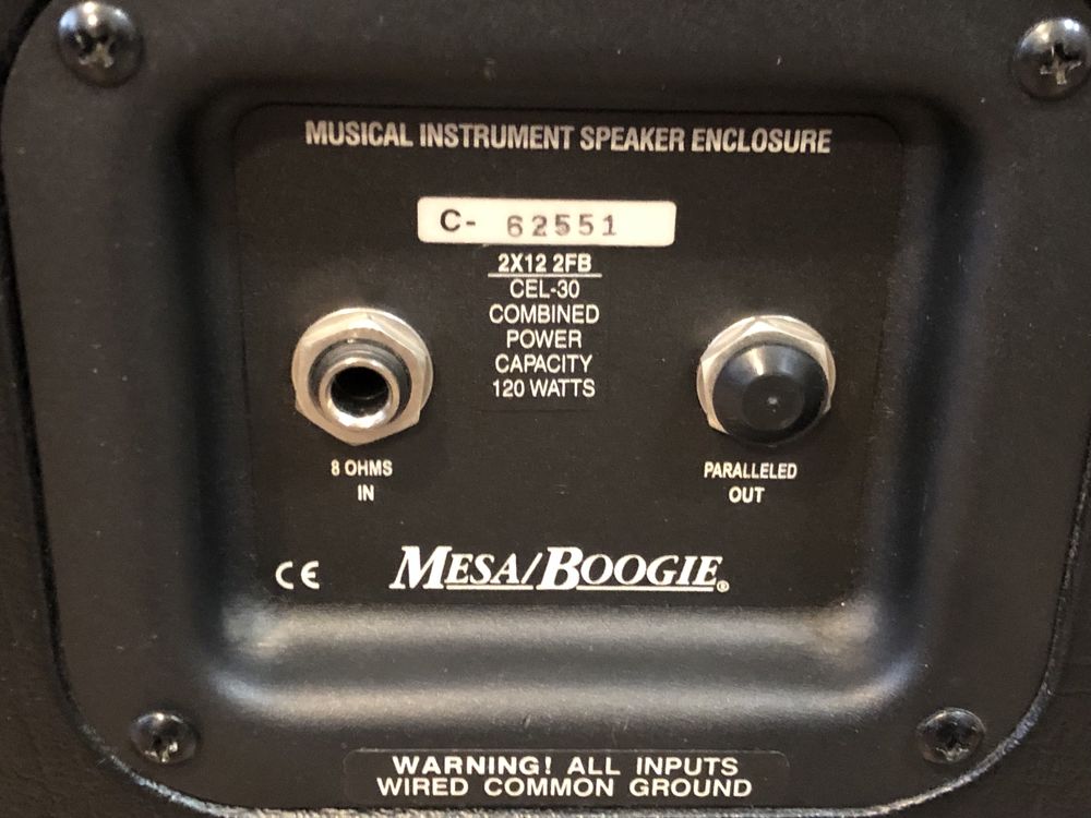 Mesa Boogie Rectifier 212 Horizontal