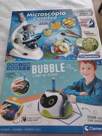 Pack Bubble Robot + Microscopio Cientifico - Clementoni