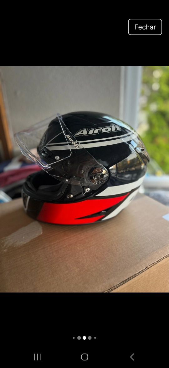 Capacete Airoh Integral Tamanho L – NOVO