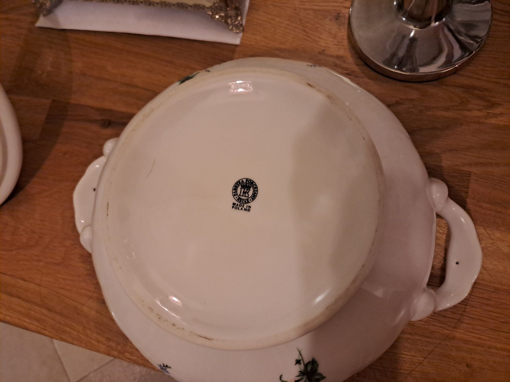 Waza do zupy Fabryka Porcelany Książ Polska PRL numer fabryczny 109