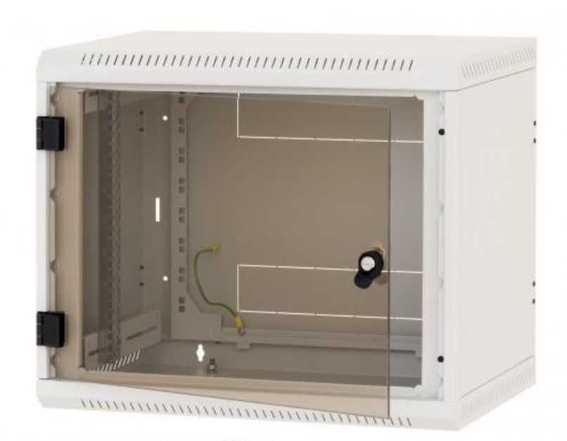 TRITON настінна шафа 19", 6U, (370x600x595мм )(RBA-06-AS6-CAX-A1)