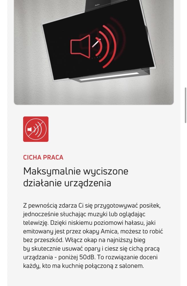 Okap Pochłaniacz Wyciąg filtr AMICA OKC613RB Antracytowy seria Retro