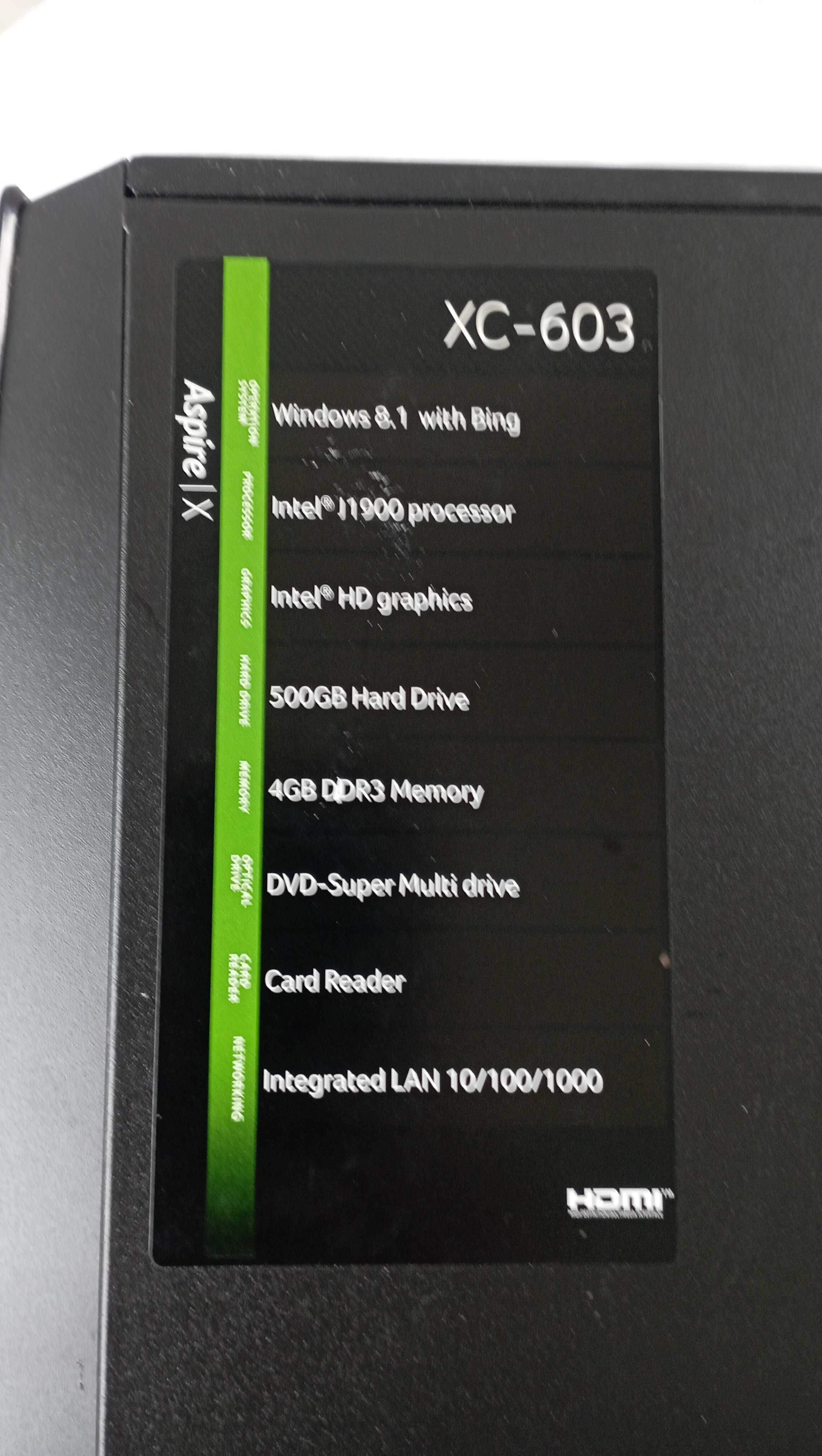 Компьютер Acer 3475 Aspivex и XC-603.