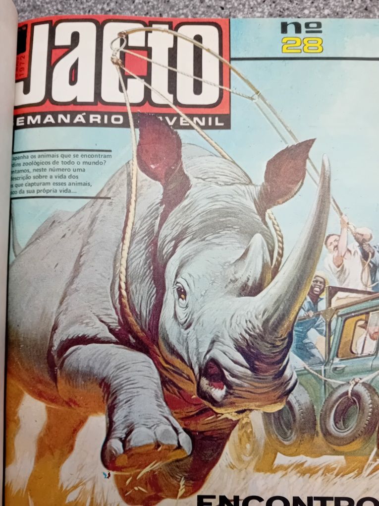 Banda Desenhada  Revistas Jacto 3 Volumes 1° Edição