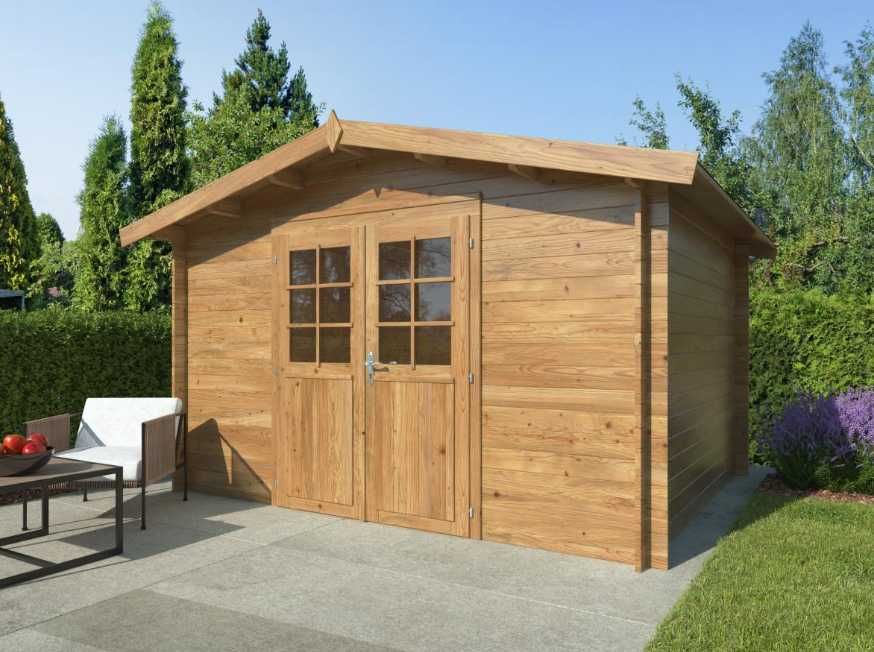 DOMEK drewniany 9m2 - 28mm - do samodzielnego złożenia - PROMOCJA -