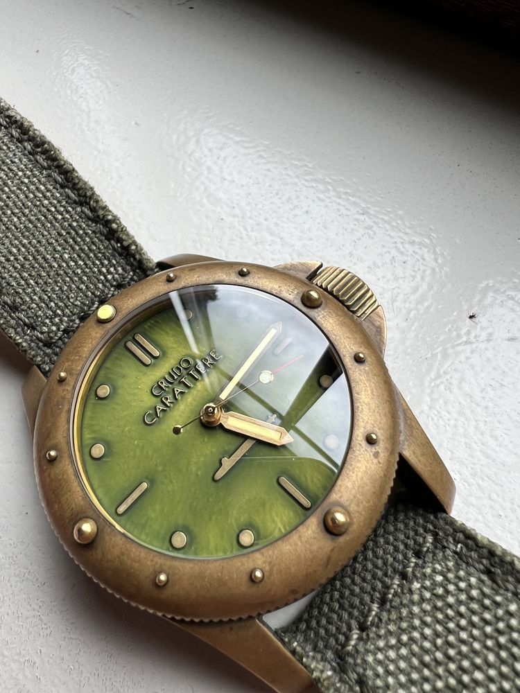 Zegarek 45 mm, Crudo Carattere Bronze Nave