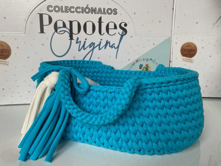 Плетений кошик ручної роботи для ляльок Pepotes Original