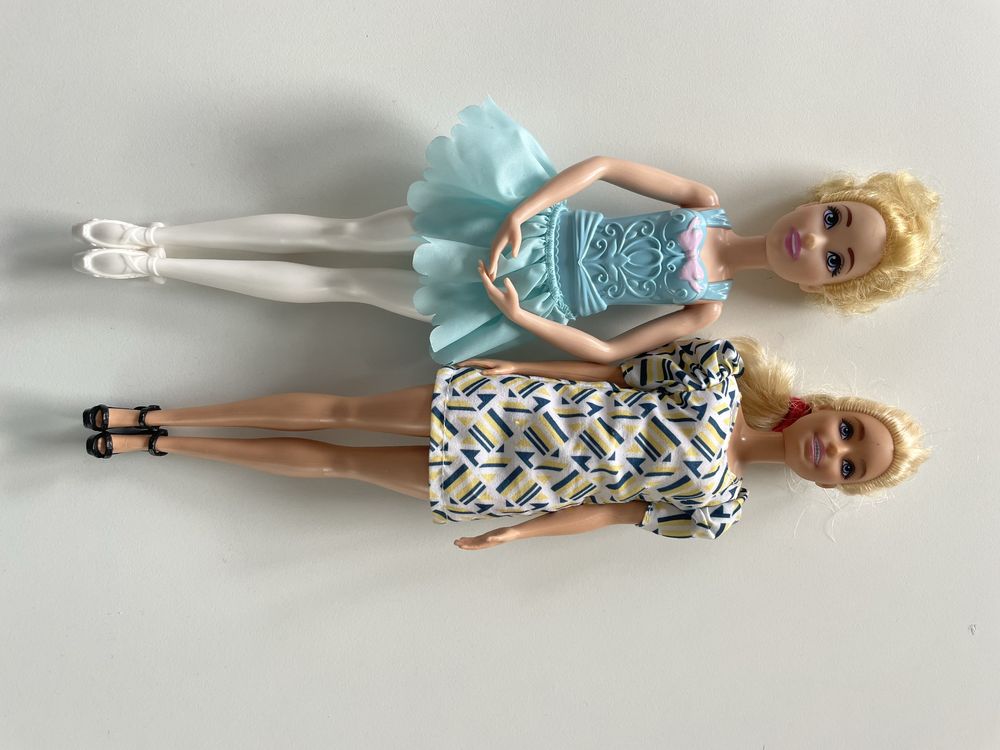 Barbie zestaw 5 lalek + ubranka i buty