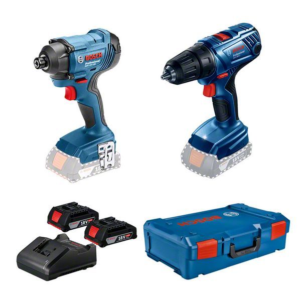 Bosch zestaw wkrętarka zakrętarka GSR180+GDR 18V-160 2*2.0AH