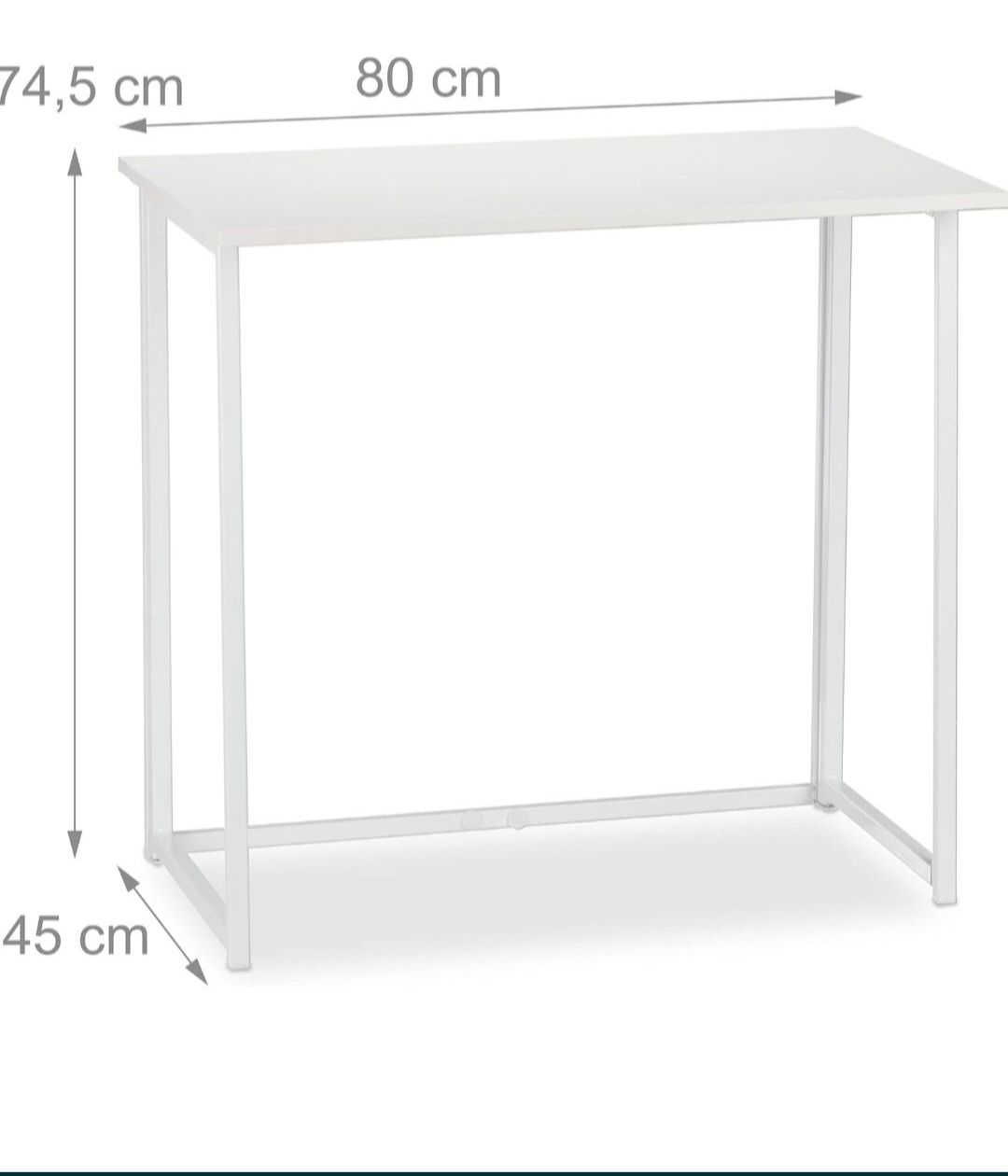 Stolik pod komputer białe