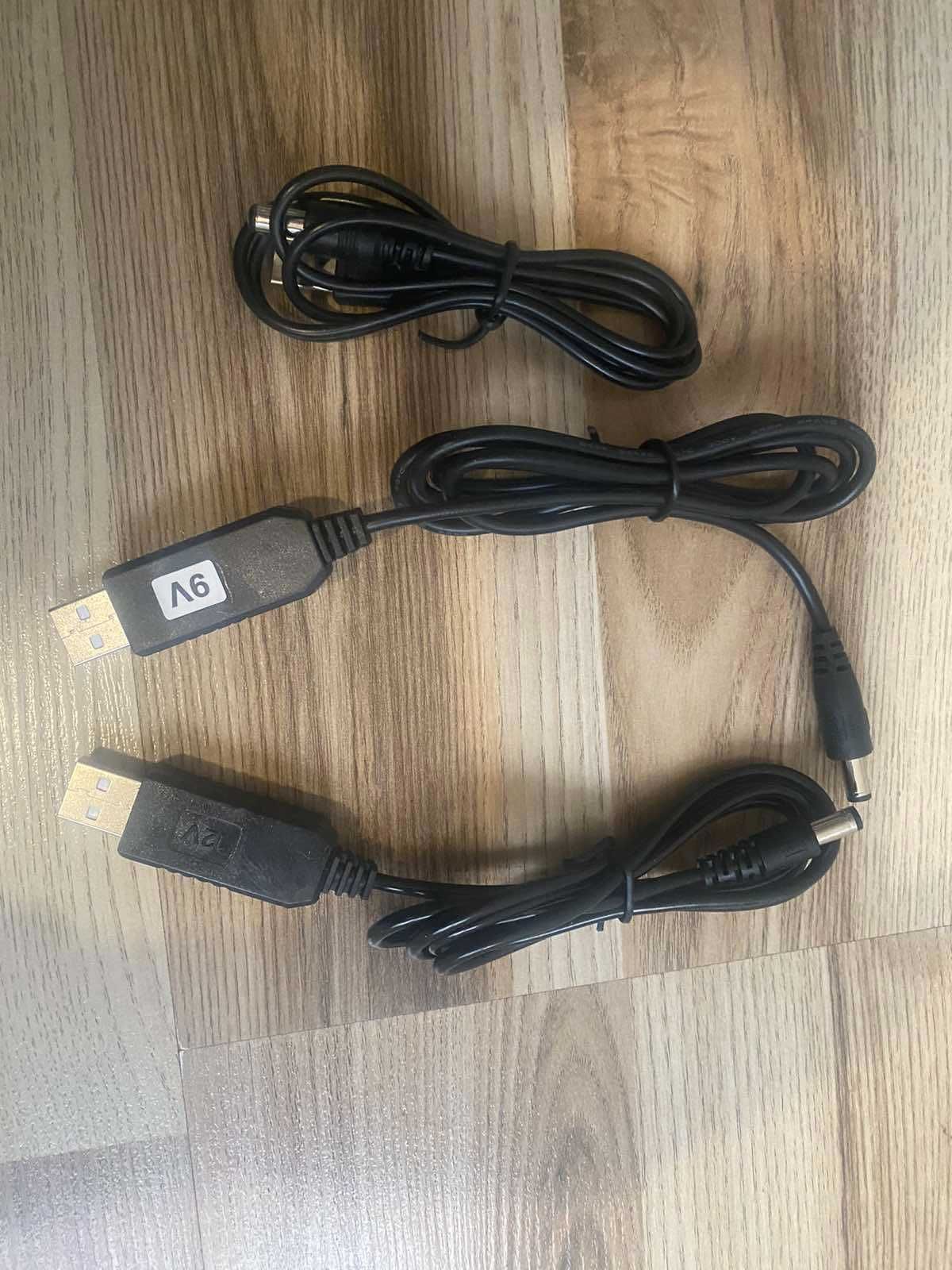 Продам кабель для роутера від USB 5V,9V,12V