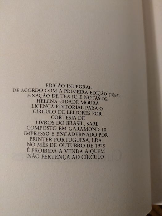 Os Maias Eça de Queiroz - livros antigos