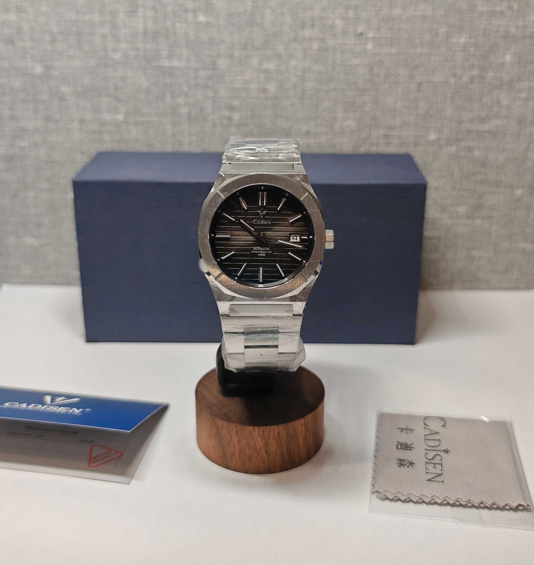 Чоловічий годинник Cadisen Automatic 100m Sapphire 40mm NH35A