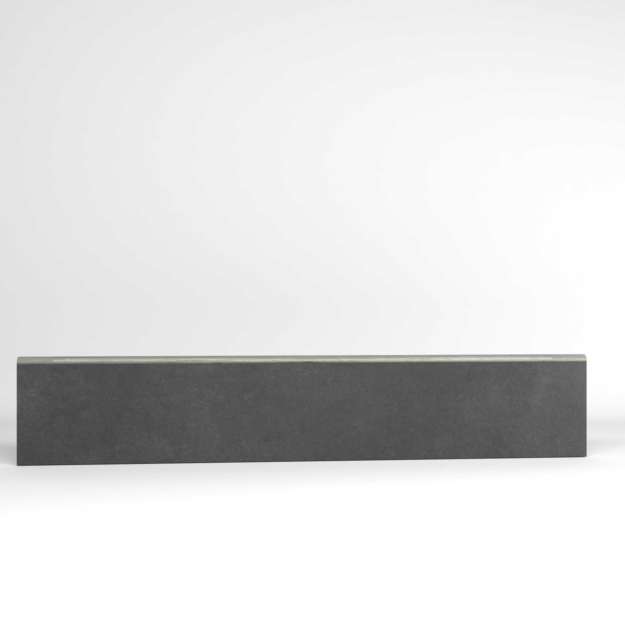 Twardy cokół z gresu 60 cm MATOWY - SZARY/GRAFIT - WYPRZEDAŻ