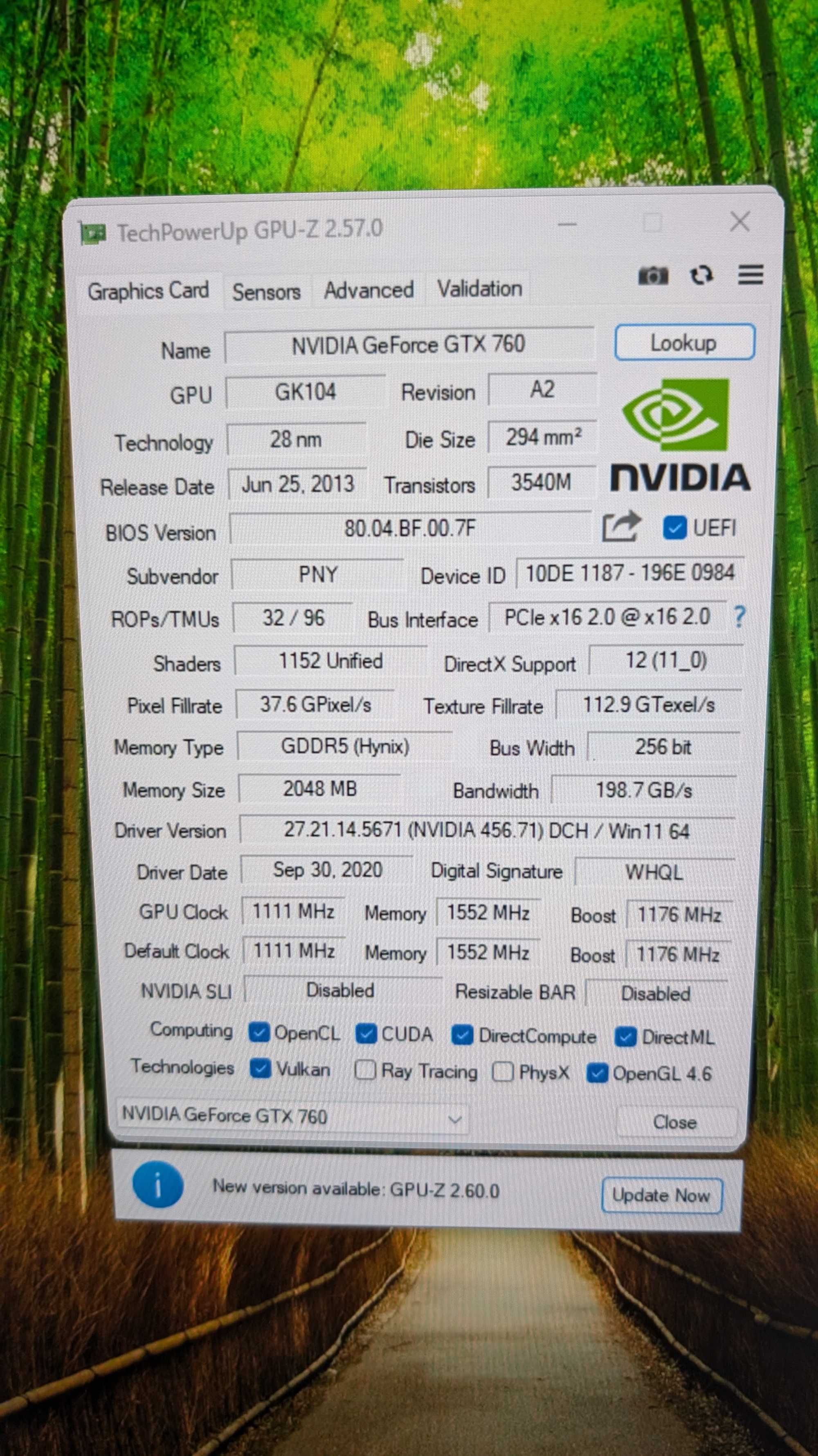 Відеокарта GeForce GTX 760 2Gb GDDR5
