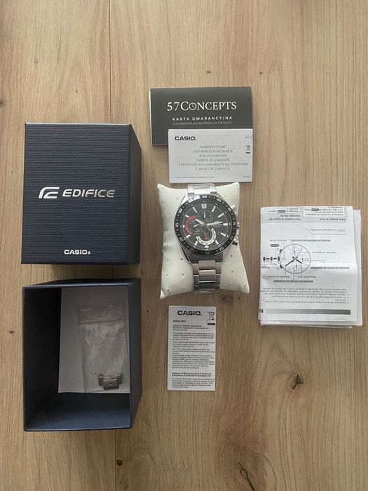 Zegarek Casio Edifice komplet Jak Nowy